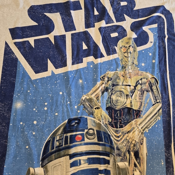 Star Wars Blue and White Blanket Twin Bedding Size 60×84 In - Picture 3 of 11